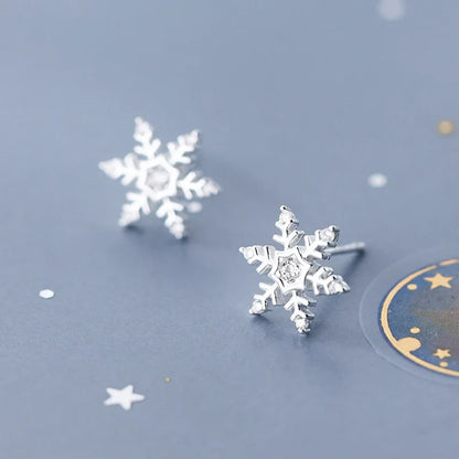 Aretes Copo de Nieve