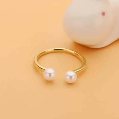 Anillo Perla de Agua Dulce Ajustable