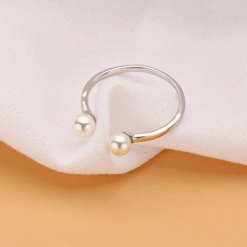 Anillo Perla de Agua Dulce Ajustable