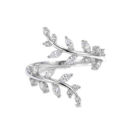 Anillo Abierto de Hoja