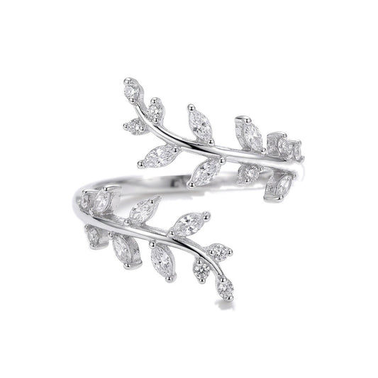 Anillo Abierto de Hoja