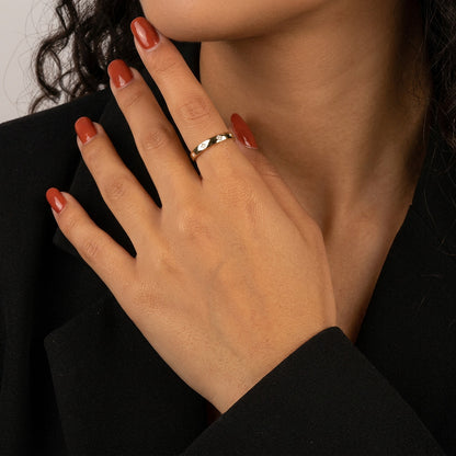 Anillo Abierto Estrella Sencilla