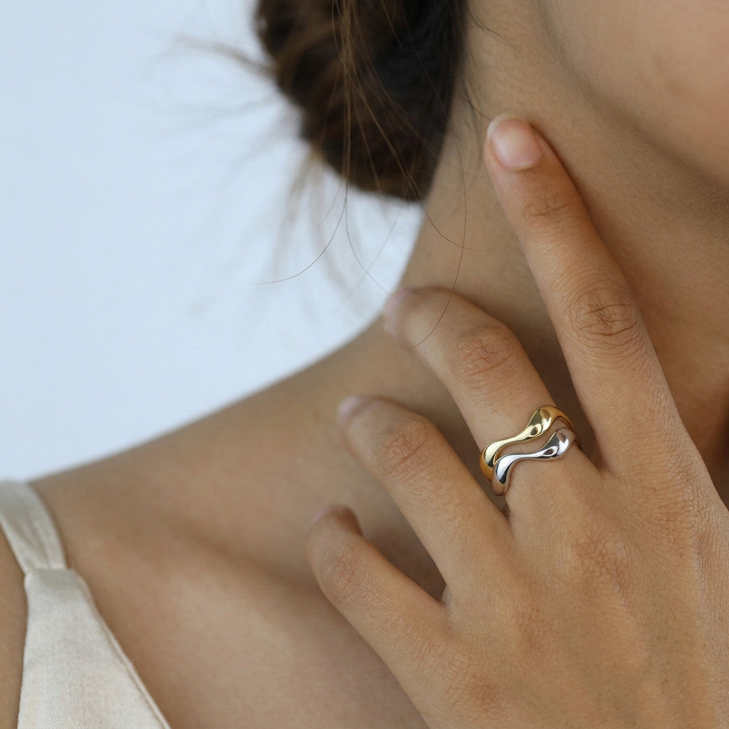 Anillo Abierto Ondas Irregulares