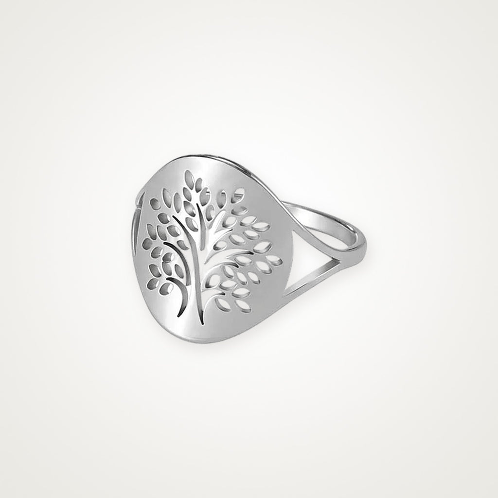 Anillo Arbolito plateado