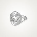 Anillo Arbolito plateado