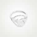 Anillo Ardilla plateado