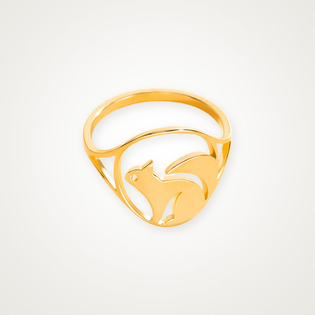 Anillo Ardilla dorado