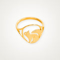 Anillo Ardilla dorado
