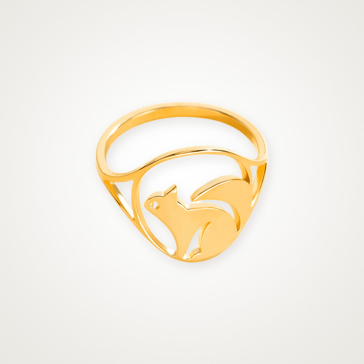 Anillo Ardilla dorado