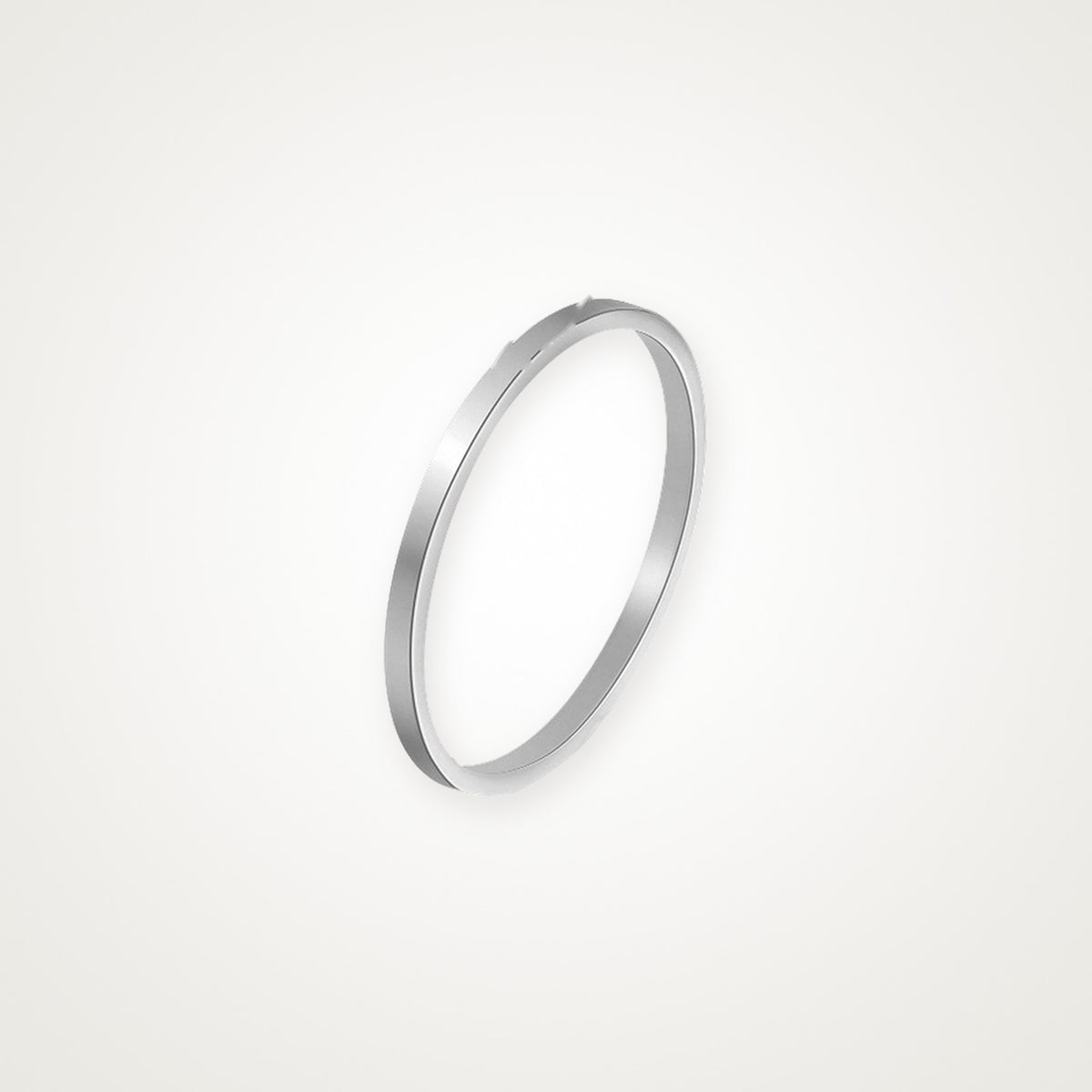 Anillo Argolla fina plateado