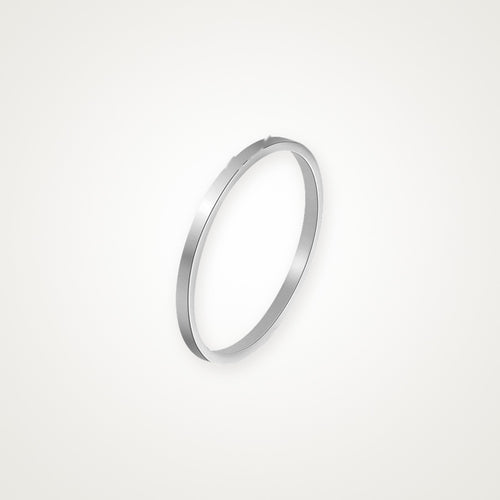 Anillo Argolla fina plateado