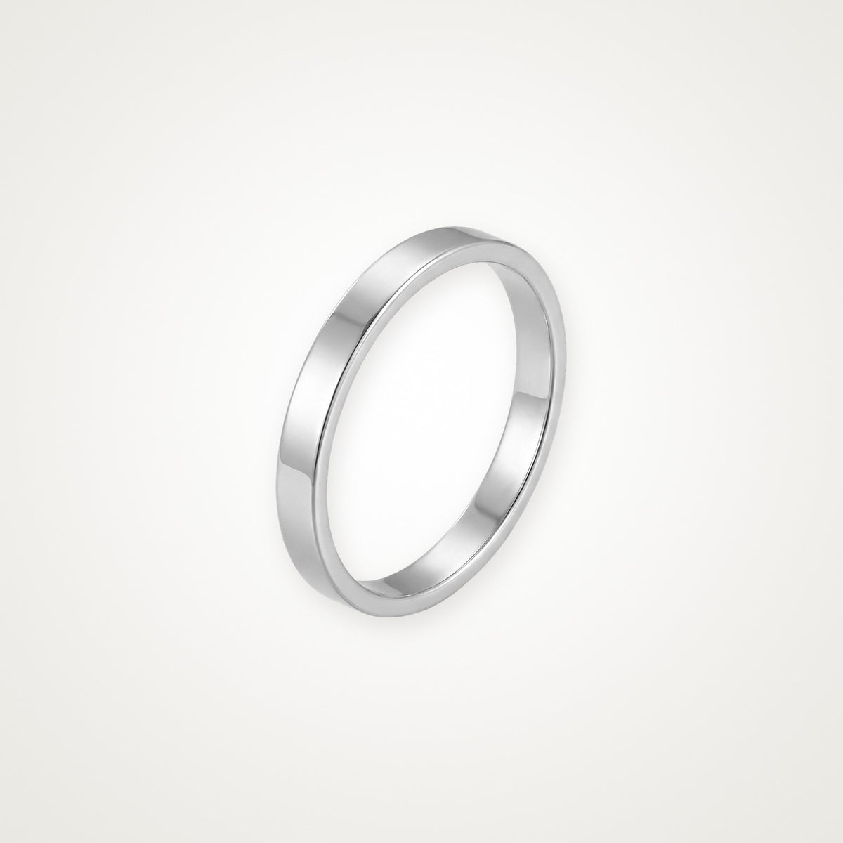 Anillo Argolla lisa plateado