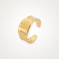 Anillo Banda lisa ancha dorado