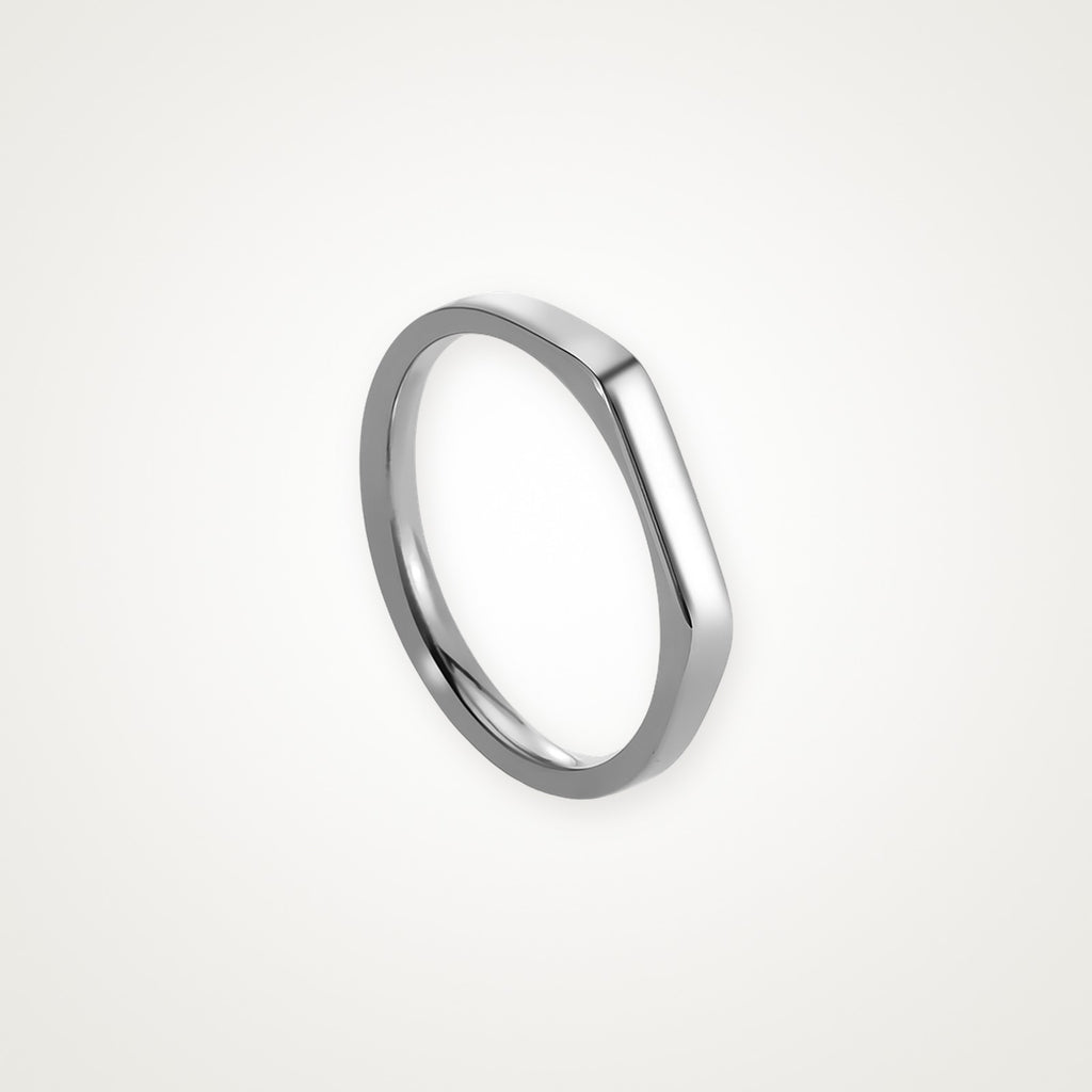 Anillo Barra plateado