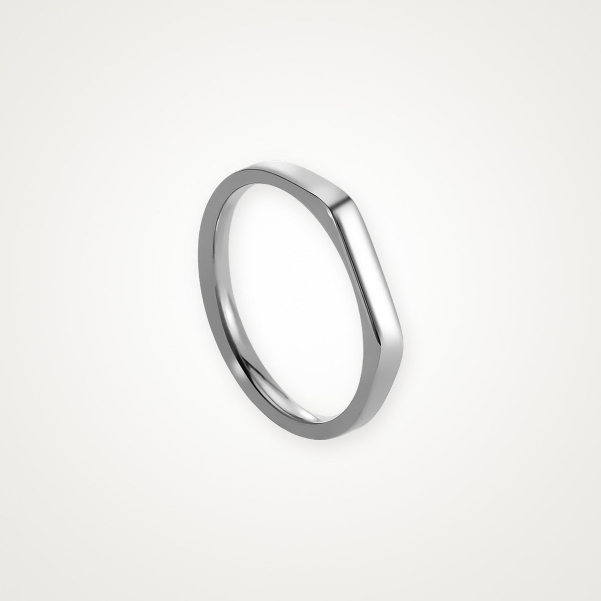 Anillo Barra plateado