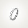 Anillo Brillos plateado