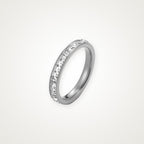 Anillo Brillos plateado