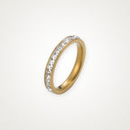 Anillo Brillos dorado