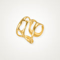 Anillo Burbujas dorado