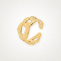 Anillo Cadena gruesa dorado