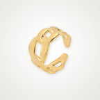 Anillo Cadena gruesa dorado