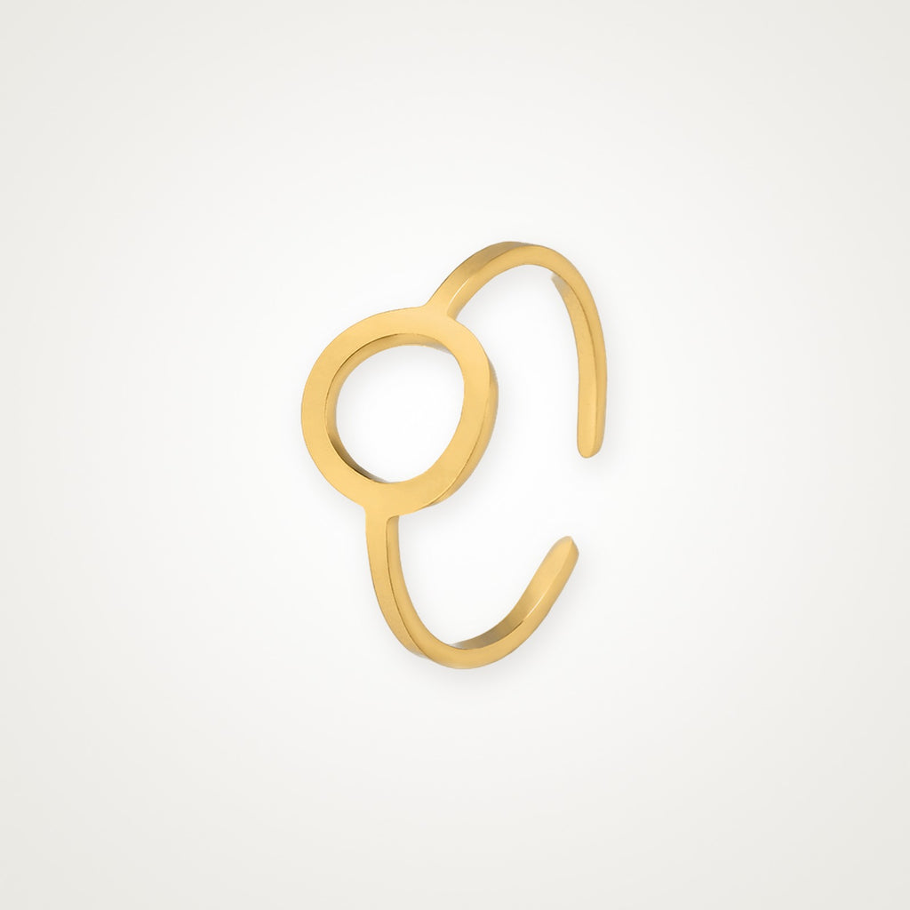 Anillo Círculo mini dorado
