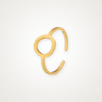 Anillo Círculo mini dorado