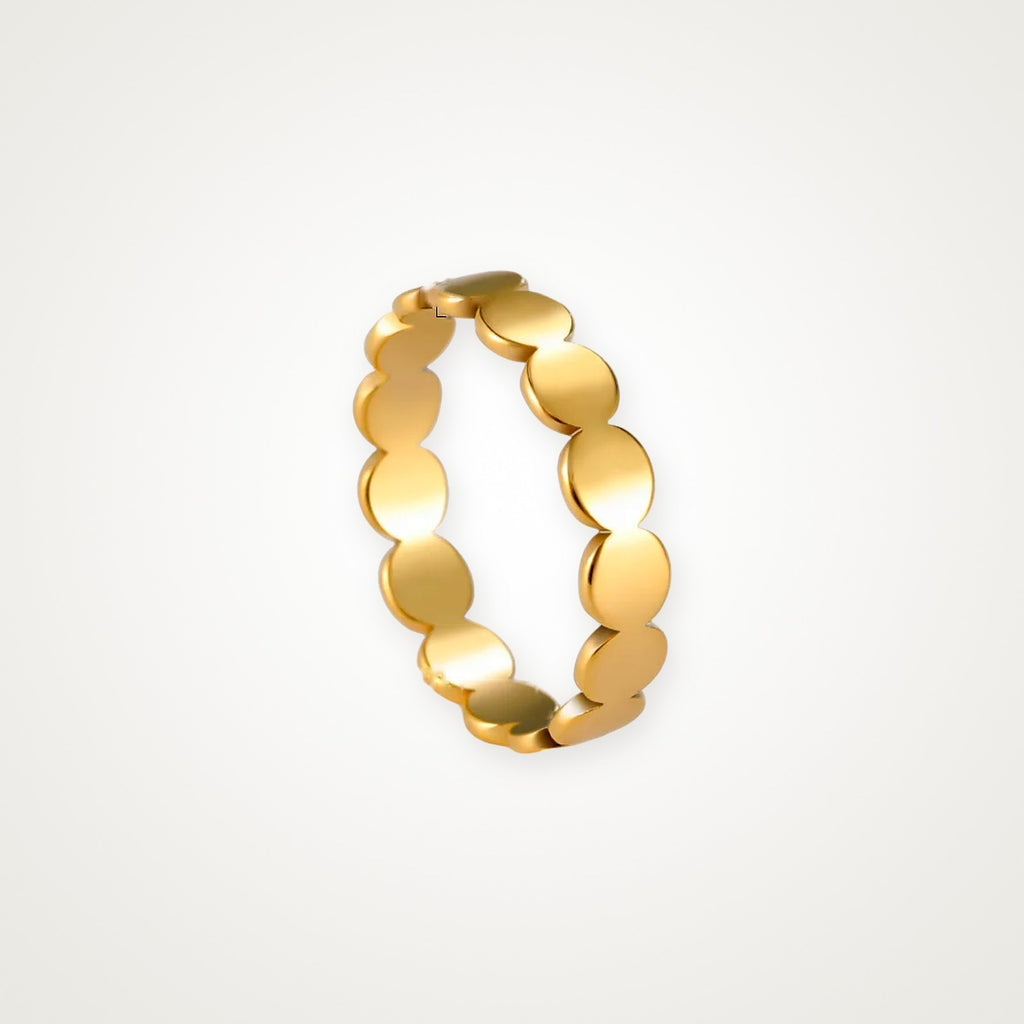 Anillo Círculos dorado