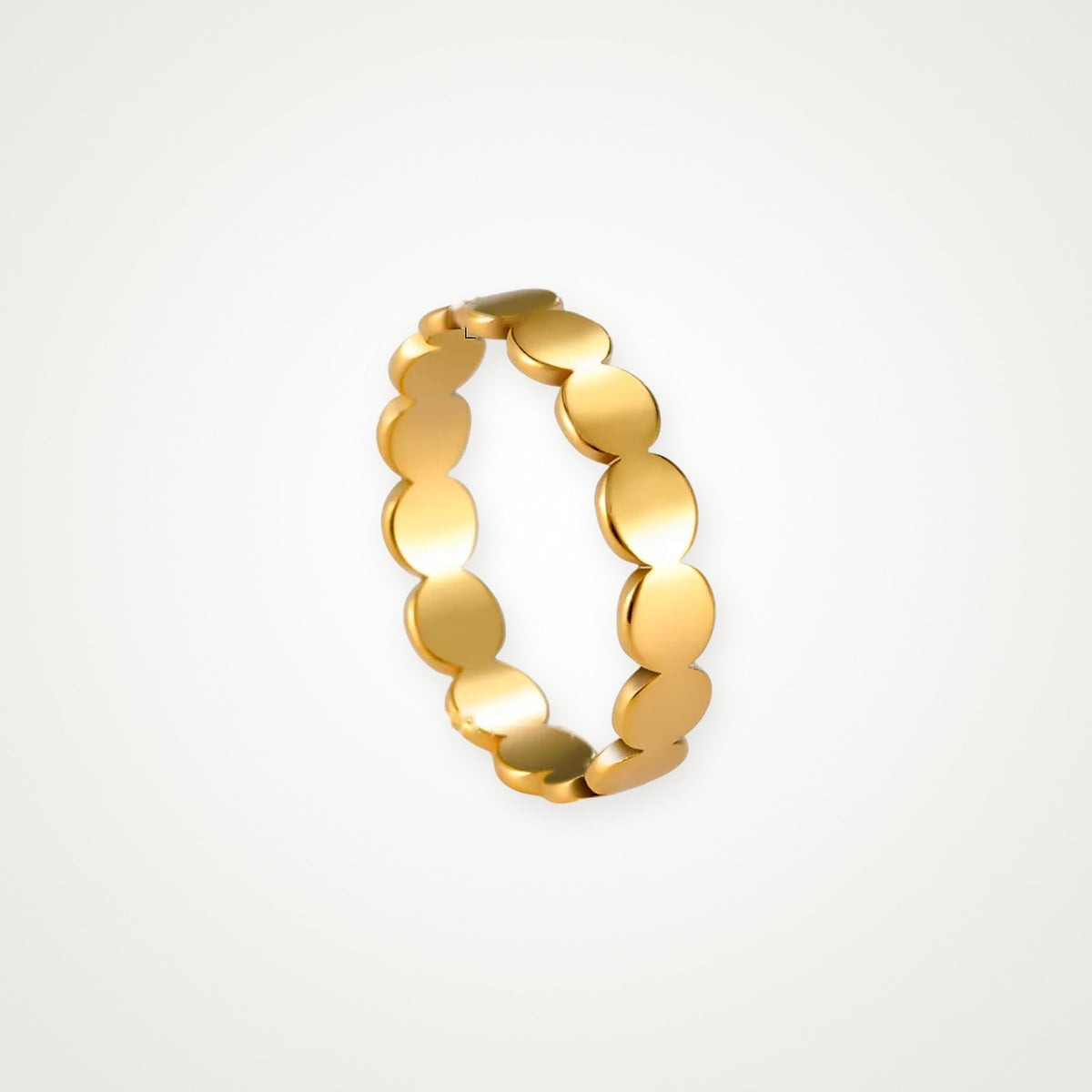 Anillo Círculos dorado