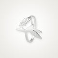 Anillo Colibrí plateado