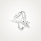Anillo Colibrí plateado