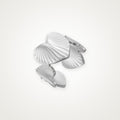 Anillo Conchas plateado