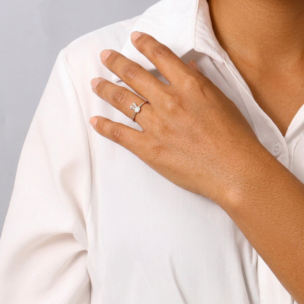 Anillo Conejito con Zirconias