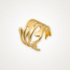 Anillo Coral dorado