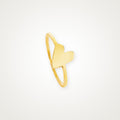 Anillo Corazón dorado