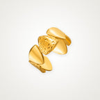 Anillo Corazones encontrados dorado