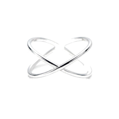 Anillo Cruz en Relieve Abierto