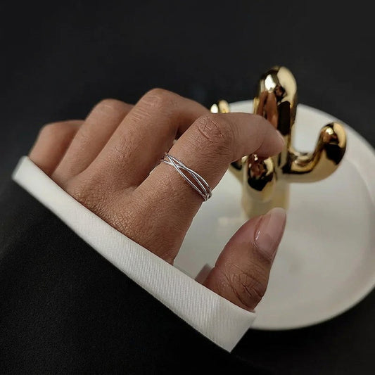 Anillo de Cóctel Calado Ajustable