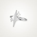 Anillo Destello plateado