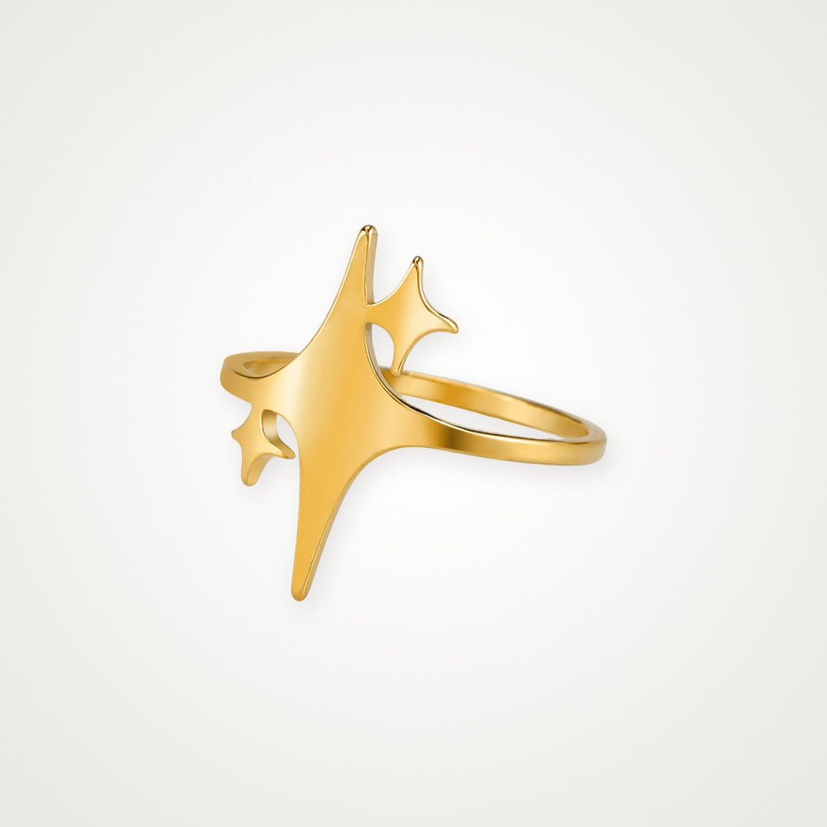 Anillo Destello dorado