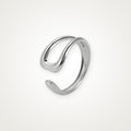 Anillo Doble vuelta plateado