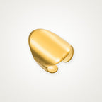Anillo Domo liso dorado