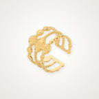 Anillo Encaje dorado