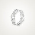 Anillo Entrelazado plateado