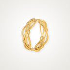 Anillo Entrelazado dorado