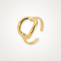 Anillo Eslabón grande dorado