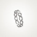 Anillo Eslabones infinitos plateado
