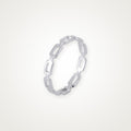 Anillo Eslabones plateado
