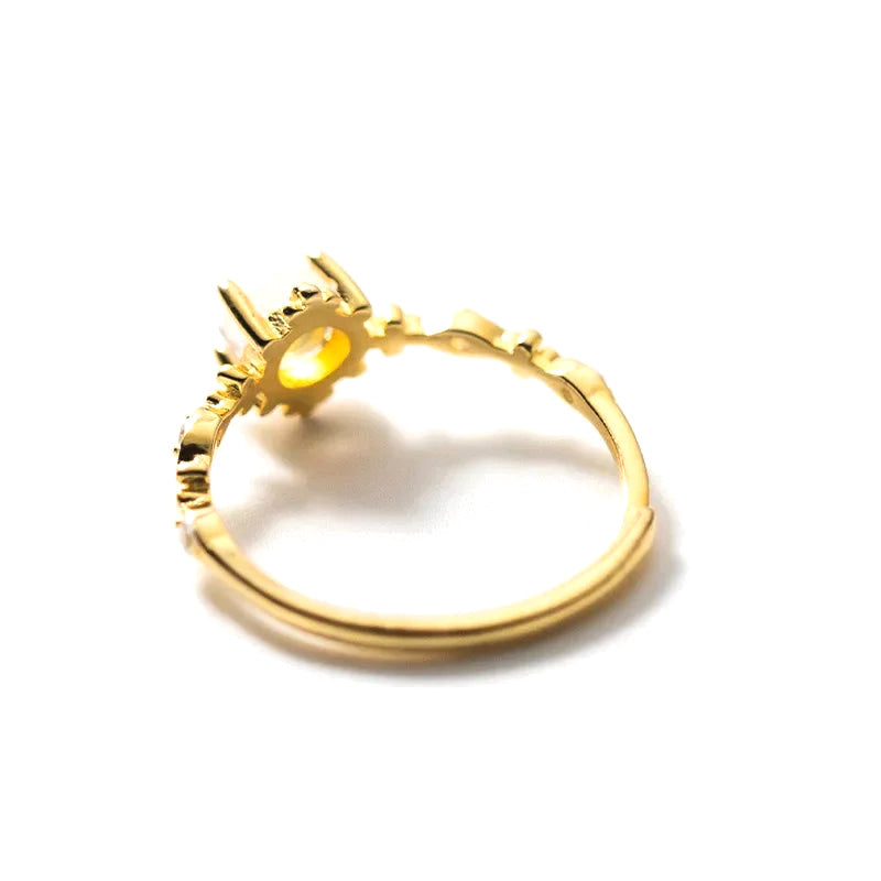 Anillo Esmaltado de Color Abierto