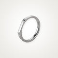 Anillo Facetado plateado